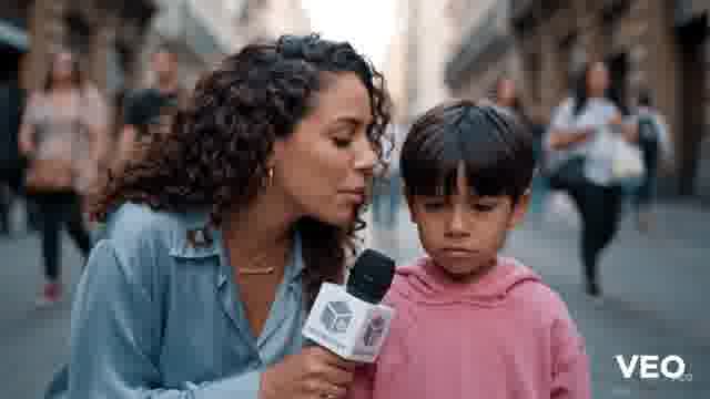 La Señora y el Niño Perdido en la Ciudad