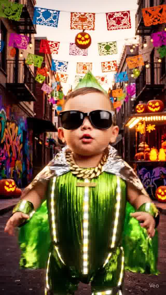 Niño supersónico en Halloween ?️??